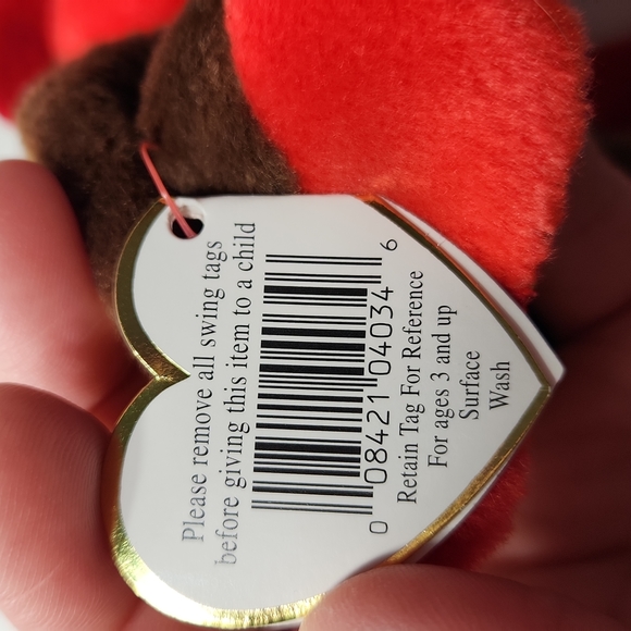 🕸Vintage Ty Beanie Baby Original Gobbles The Turkey 1996 - Picture 11 of 14